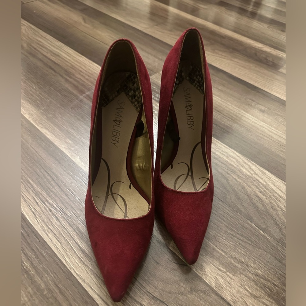 Sam & Libby Red High Heels